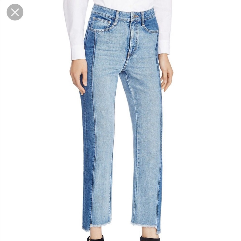 Maje two tone jeans, size 34
